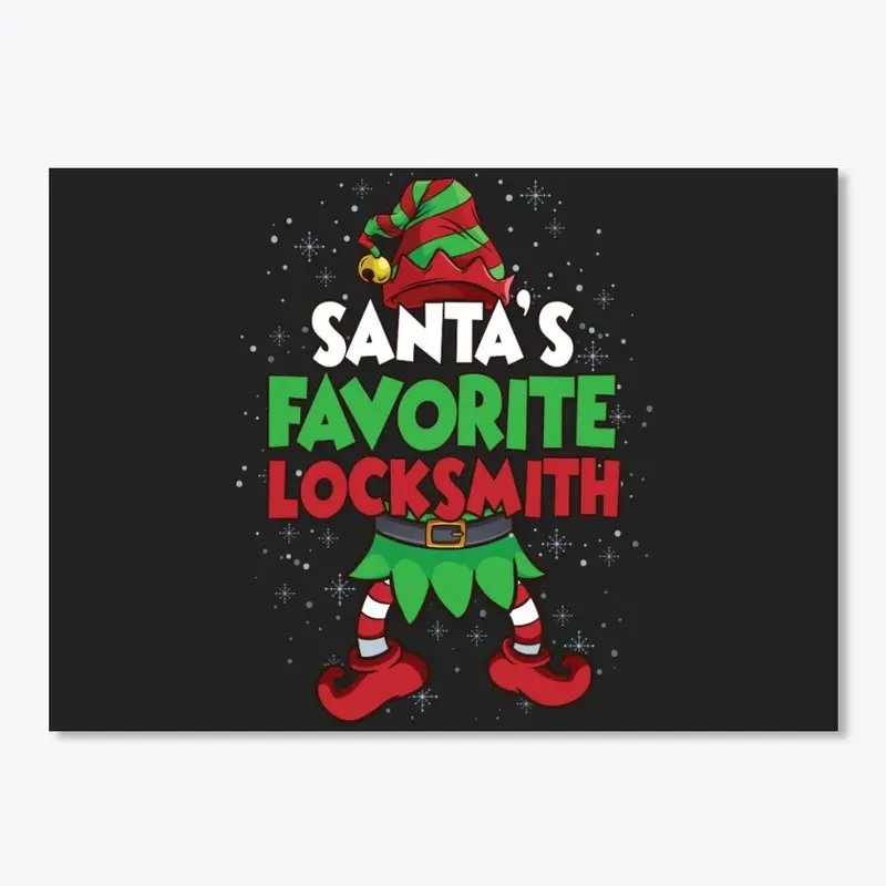 Santa's Favorite Locksmith Hoodie